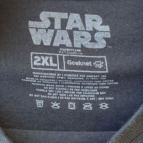 STAR WARS x BOBA FETT Shirt Mens 2XL Geeknet Black‎ Graphic Bounty Hunter Tee - Picture 4 of 7